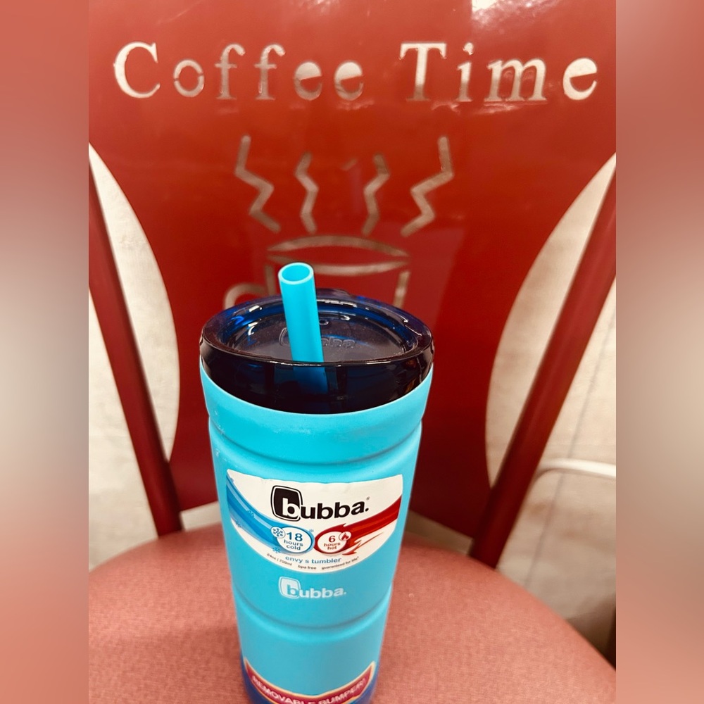 Bubba Tumbler 24 oz blue and green color